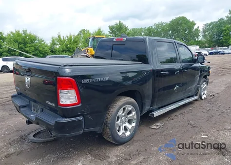 2021 Ram 1500 Big Horn 4X4 5'7 Box from USA, damaged, VIN 1C6SRFFT4MN770575